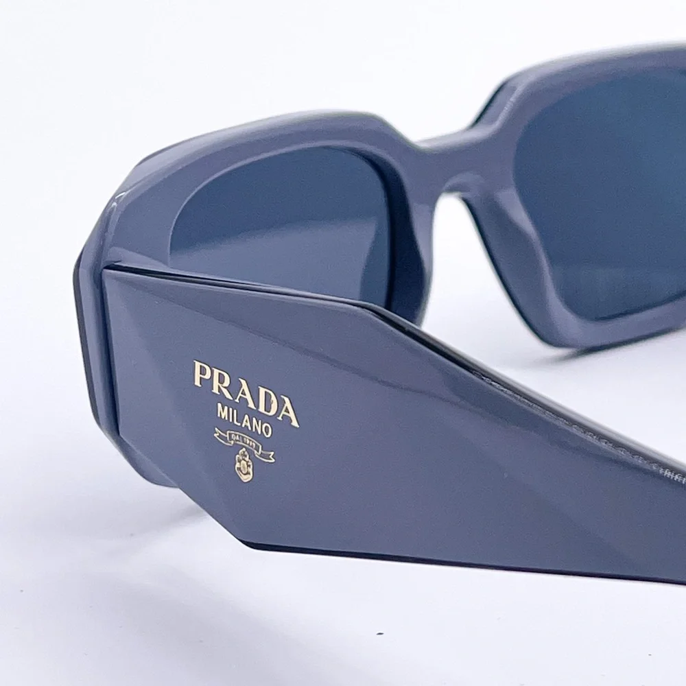 NEW PR17WS 11N-09T UNISEX SUNGLASSES PRADA SPR 17W GREY EYEWEAR PRADA SYMBOLE - Picture 4 of 12